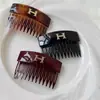 Peine Invertido con Letra H de Moda Coreana para Mujer 2025 Nuevo Estilo Flequillo y Cabello Despeinado en la Parte Posterior de la Cabeza Peine Acabado para el Cabello Tocado