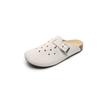 Zapatos Birkenth Cómodos Huecos Transpirables 2025 Terciopelo de Vaca Suela Gruesa Tacón Bajo Punta Redonda Cuero Genuino Zapatillas de Exterior para Mujer