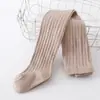 Meias-calças Novas para Crianças Primavera e Outono, Leggings para Meninas, Meias-calças Inteiras, Meias-calças de Nove Pontos, Algodão Penteado