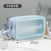 Nueva Bolsa de Lavado Impermeable de PVC para Ins, Celebridad de Internet, Gran Capacidad para Cosméticos, Bolsa Transparente de Almacenamiento para Viajes, Bolsa de Baño de Fábrica