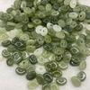 Suministro de transmisión en vivo material Qinghai jade Hetian candado pequeño colgante DIY hecho a mano jade Hetian estándar candado de seguridad