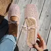 Zapatos de Salón Mary Jane de Malla Transpirable con Punta Cuadrada y Lazo, Estilo Francés, Transfronterizos Europeos y Americanos para Mujer, Nuevo Primavera 2026
