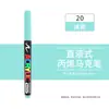 Marcador Acrílico Líquido Recto Punta Suave Apilable Marcador de Color No Mancha Gran Capacidad para Colorear Bolígrafo Acrílico para Estudiantes de Arte