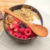 Bol de cáscara de coco natural bol de coco recipiente para alimentos ligeros ensalada de frutas batido tazón de postre vajilla del sudeste asiático envío gratis