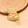 Bolsa de Dinero Dorada, Bolsa de la Suerte, Llavero Pixiu, Colgante Accesorio, Colgante de Fortuna en Imitación Oro, Artesanías de Mercado Culturales y Creativas