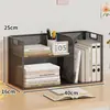 Estante de Almacenamiento de Escritorio Estantería Estante de Almacenamiento para Escritorio en Casa Artefacto Estante Pequeño de Múltiples Capas para Almacenamiento de Libros