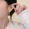 Brincos de pérolas de zircão da Coreia do Sul para mulheres 2023 novos brincos elegantes e requintados de alta qualidade brincos da moda brincos da moda