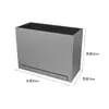Caja de Flores de Acero Inoxidable Balcón Azotea Interior Combinación de Cajas de Flores Terraza Patio Exterior Bandeja de Agua Soportes para Cajas de Flores Personalización