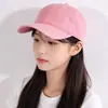 Gorra de Pato Minimalista de Color Sólido Estilo Coreano, Gorra de Béisbol Blanca Deslavada Lisa de Copa Suave, Accesorio para Fotografía de Salidas de Primavera y Verano