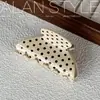 Pinza de garra de acetato estilo coreano Alan, tamaño mediano clásico, para peinados semi-recogidos, accesorio para el cabello tipo pinza de tiburón elegante y exquisito para la parte trasera de la cabeza