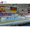 Valla Anticolisión para Patinaje sobre Ruedas en Seco Escolar, Barrera Protectora Desmontable para Pista de Patinaje, Valla Estándar de 60*30
