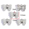 Aceite de Goteo Aleación Joyería Accesorios Colgante de Corazón Lazo diy Pulsera Llavero Collar Colgante Decorativo W746