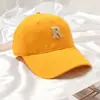 Chapéu de aba reta estilo R para homens e mulheres, marca da moda Ins, verão, proteção solar UV, afina o rosto, pequeno guarda-sol, boné de beisebol