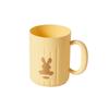 Vaso de Plástico para Enjuague Bucal Lindo Conejo Vaso Espesado para Cepillo con Asa Sin Tapa Hogareño Cepillo de Dientes Jaula para Cepillos Vaso para Cepillo de Bebé