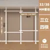 Arara de Roupas Autoportante para Comércio Exterior, Guarda-Roupa Simples, Rack de Closet Aberto sem Furos, Guarda-Roupa de Metal de Chão