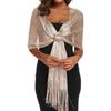 Vestido de Noche para Mujer y Chal de Boda Bufanda Nupcial Bufanda Suave Accesorios Elegantes Blusa de Dama de Honor Chal de Noche Toalla