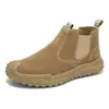 Botas altas Martin de primavera para hombre, botas de trabajo antideslizantes y resistentes al desgaste para sitios de construcción, zapatos de trabajo deportivos y casuales, zapatos de protección laboral para hombre