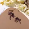Estilo Coreano Versátil Moda Fuegos Artificiales Borla Flor de Cristal Centro Pendientes de Tachuela DIY Pendiente Pinza para el Cabello Accesorios para el Cabello Broche Flor para Zapatos Accesorios