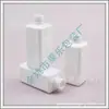 Botella cuadrada de PET blanca, 150 ml, adecuada para lociones, champús, aceites esenciales y limpiadores faciales