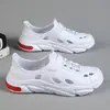Zapatos con Agujeros para Hombre Verano Exterior Antideslizantes Sensación de Pisada en Mierda Conducción Deportivos Casuales Punta Cerrada Playa Zapatos de Agua de Coco