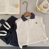 Chaleco de Polo para Niños 2025 Verano Color Sólido Camisa Polo sin Mangas para Niños y Niñas, Tops para Niños Pequeños al por Mayor