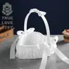 Cesta de Flores de Amor para Boda Europea y Americana Boda Boda Novia Amor Romántico Niño de las Flores Planta para Cesta Perfecta Hecha a Mano