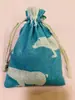 Bolsas de Algodón con Cordón Floral Personalizadas para Guardar Artículos, Soporte para Impresión de Logo, Venta al por Mayor a Partir de un Paquete, Bolsita de Incienso Repelente de Mosquitos de Regalo