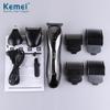 KM-1407 transfronteiriço navalha cabelo clipper nariz cabelo conjunto Barbeiro tesoura cabeça lavável