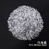 Grava de Cristal Blanco Natural, Piedra Desmagnetizante, Pulsera Decorativa de Piedra Bruta de Cristal Blanco, Piedra Desmagnetizante para Buda, Aromaterapia, Venta al por Mayor de Fabricantes