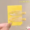 2026 Novos Presilhas Coloridas Sem Costura Estilo Coreano para Mulheres, Grampos Doces, Presilhas Laterais, Presilhas para Franja, Presilhas para Maquiagem, Acessórios de Cabelo