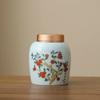 Mini Latas de Chá de Cerâmica Dehua Tamanho Pequeno Tampa de Liga Tampa de Porcelana À Prova de Umidade Práticas Portáteis Seladas Latas de Chá para Casa Escritório