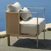 Juego de sofá y sillas de malla de acero inoxidable para exteriores, adecuado para patios al aire libre, oficinas de ventas, hoteles y casas de huéspedes; impermeable y resistente al sol