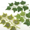 Nuevo Set de 7 Piezas de Hoja de Batata Estampada de Seda Imitación de Temu para Decoración del Hogar DIY Colgante de Pared de Planta de Hoja de Batata Accesorios de Liana
