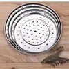 Bandeja para vaporera de acero inoxidable, rejilla para vaporera, inserto de vapor con separación de agua engrosado, olla para vaporera, cesta para vaporera para cocinar bollos al vapor, utensilio de cocina, 22 cm, 1 pieza