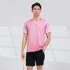 Ropa de bádminton para mujer, traje transpirable, ropa de tenis de mesa para hombre, ropa deportiva de competición, manga corta, ropa de voleibol, una pieza, entrega