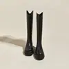 Botas Altas de Tacón Alto para Mujer Chuyuji 2026 Nuevo Estilo Otoño/Invierno para Mujeres Petites, Aumentadoras de Altura, Suela Gruesa, Adelgazantes, de Caña Alta, Estilo Caballero