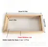 Moldura de foto DIY com flores secas, oca, estéreo, dupla face, feita à mão, decoração de mesa, moldura de foto em acrílico, decoração de presente de aniversário