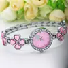 Pulseira de Relógio Feminina com Ponto de Diamante Trevo de Quatro Folhas Pulseira de Relógio Feminino Casual Relógio de Presente Joia Relógio Feminino Mão