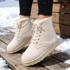 Otoño 2026 Nueva Llegada Comercio Exterior Tallas Grandes para Mujer Casual Cómodo Estilo Europeo Moderno Ropa de Abrigo Botas de Piel Talla Única