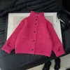 Suéter para niña, nuevo estilo invierno 2026, cárdigan de punto casual y de moda para niños, prenda de abrigo de invierno para niñas