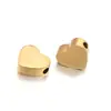 Pendientes de Corazón de Melocotón Colgante de Corazón con Forma de Corazón de Amor Colgante Dorado Brillante Pulsera Colgante Accesorios para Collar DIY