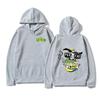 Nueva Sudadera de Terciopelo Harajuku de Primavera 2025 para Hombre Patrón Jersey Manga Larga Juvenil Popular Sudadera con Cuello Capucha