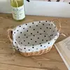 Cesta de Armazenamento Compartimentada Tecida Retrô, Itens Diversos de Mesa de Centro, Cesta de Armazenamento Tecida de Palha, Mesa de Cozinha Tampo Louças, Caixa Organizadora de Garrafas de Tempero
