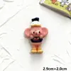 Elefante de Orejas Grandes de Dibujos Animados Brillante DIY Pequeños Accesorios de Resina Llavero Funda de Teléfono Móvil Accesorios para el Cabello