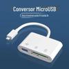 Leitor de cartão multifuncional seis em um TypeC / Android / TF / SD câmera de computador móvel U adaptador otg de disco