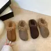 Pantuflas Peludas de Persona Perezosa, sin Cordones, Suela Blanda 2026 Otoño/Invierno con Forro de Terciopelo, Ropa de Casa, Ropa para Exteriores, Simples, Versátiles, Cómodas, de Suela Plana