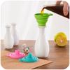 Embudo de Silicona de Grado Alimenticio para Dispensar Aceite, Vinagre y Líquidos, Embudo Pequeño Plegable