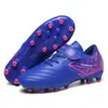 Zapatos de Fútbol Tf para Niños con Uña Rota Estilo Velcro Zapatos Deportivos de Entrenamiento para Estudiantes de Primaria Zapatos de Fútbol para Hombres y Mujeres Venta al por Mayor