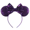 Acessórios de cabelo do Mickey transfronteiriços bordado lantejoulas laço faixa de cabeça de festa faixa de cabeça de parque de diversões férias acessórios de cabelo infantis pronta entrega