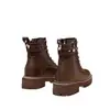Populares botas Martin para mujer 2023 nuevas botas de felpa con suela gruesa para otoño e invierno para personas menudas, estilo británico botas de tobillo para motocicleta que aumentan la altura